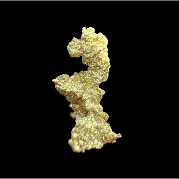 Gold Crystal Nugget Specimen - Grass Valley, California 0.12g - Picture 1 of 5